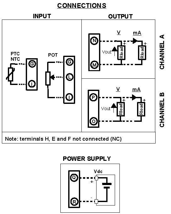 Thermistor Splitter wiring Diagram.